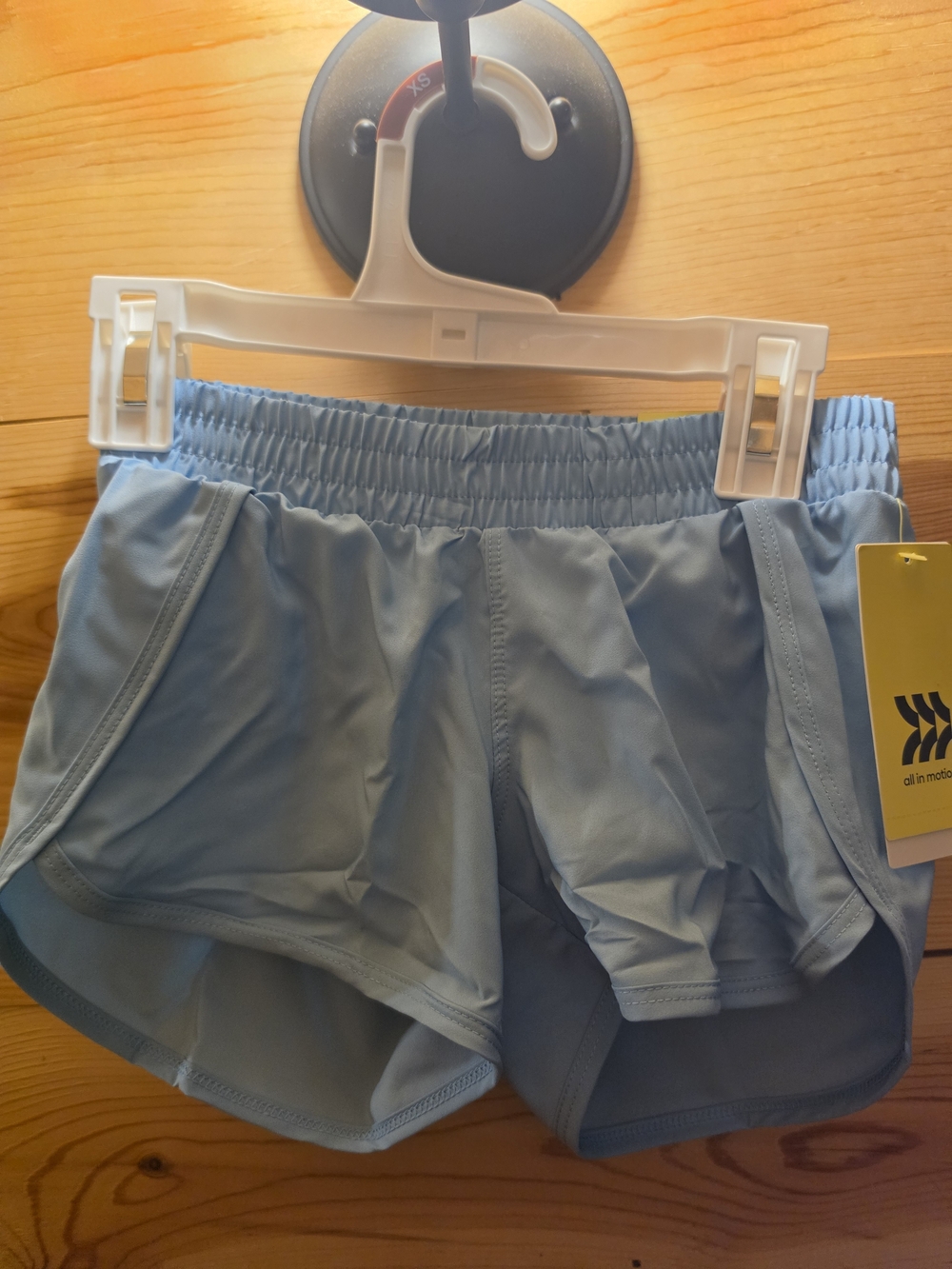 all in motion Light Blue Women's Athletic Running Shorts